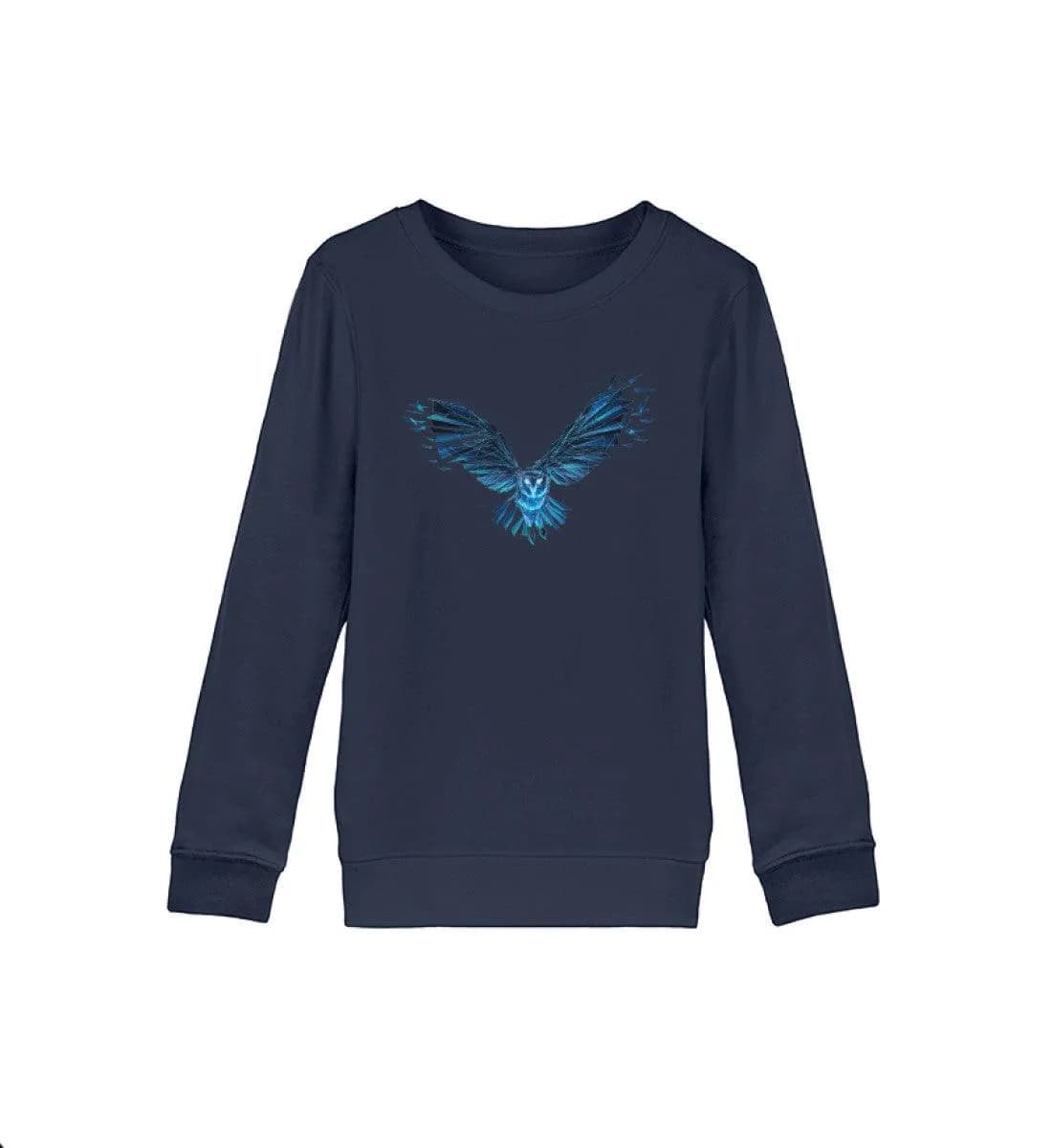 Blaue Eule - Kinder Bio Sweatshirt