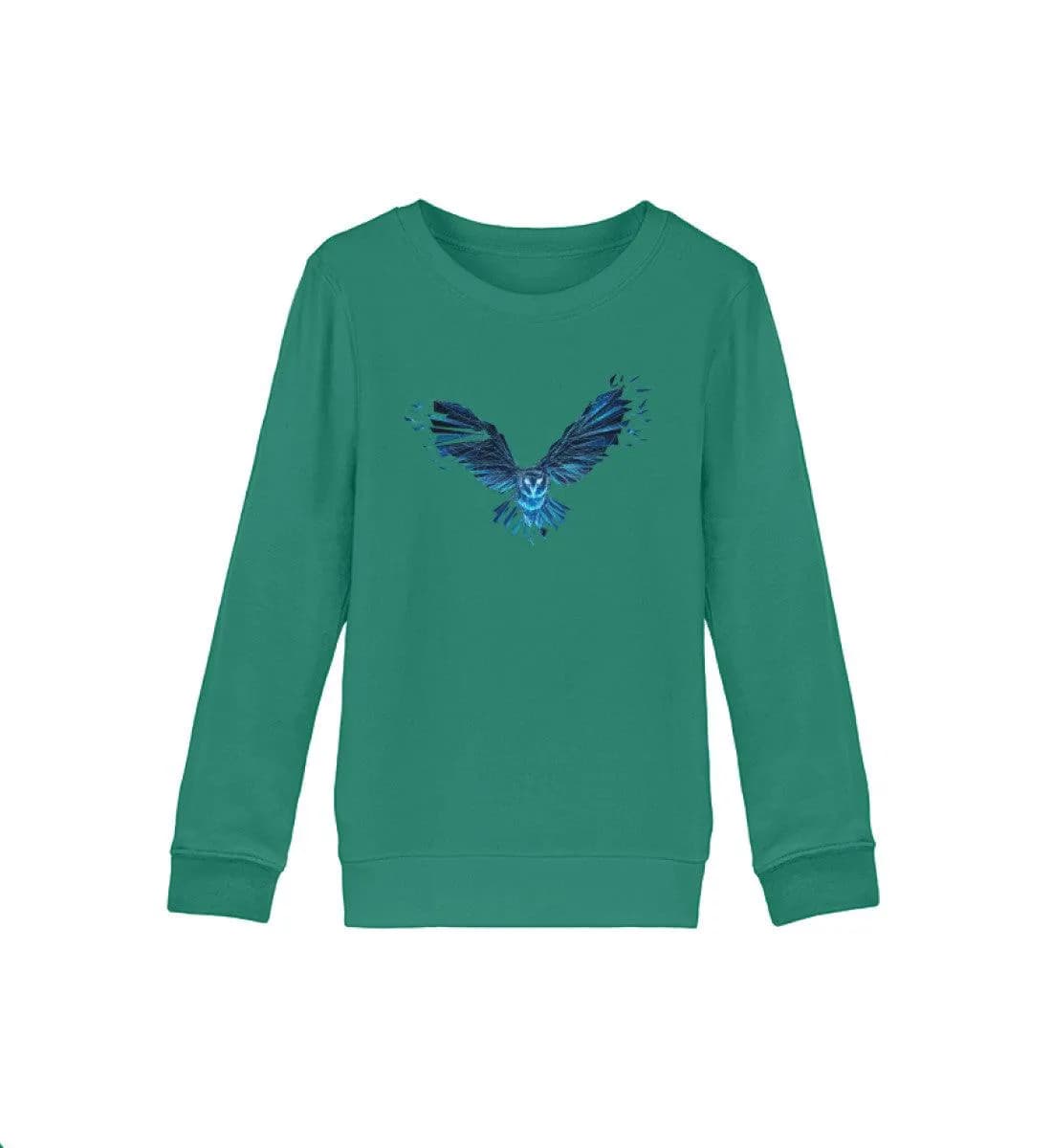 Blaue Eule - Kinder Bio Sweatshirt