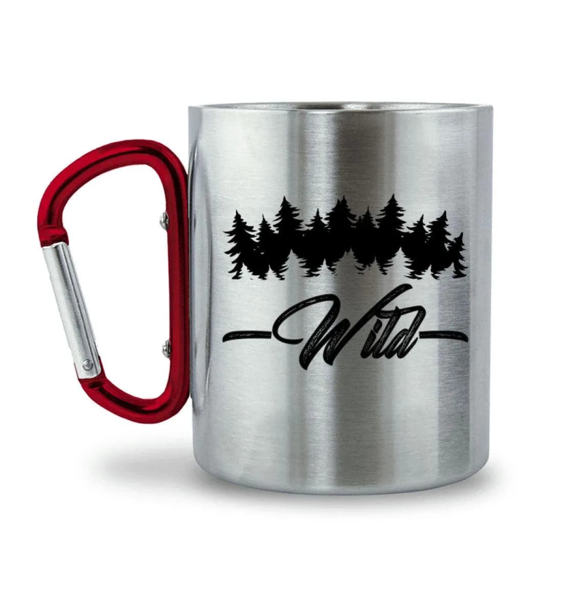 Wild - Edelstahltasse mit Karabinergriff