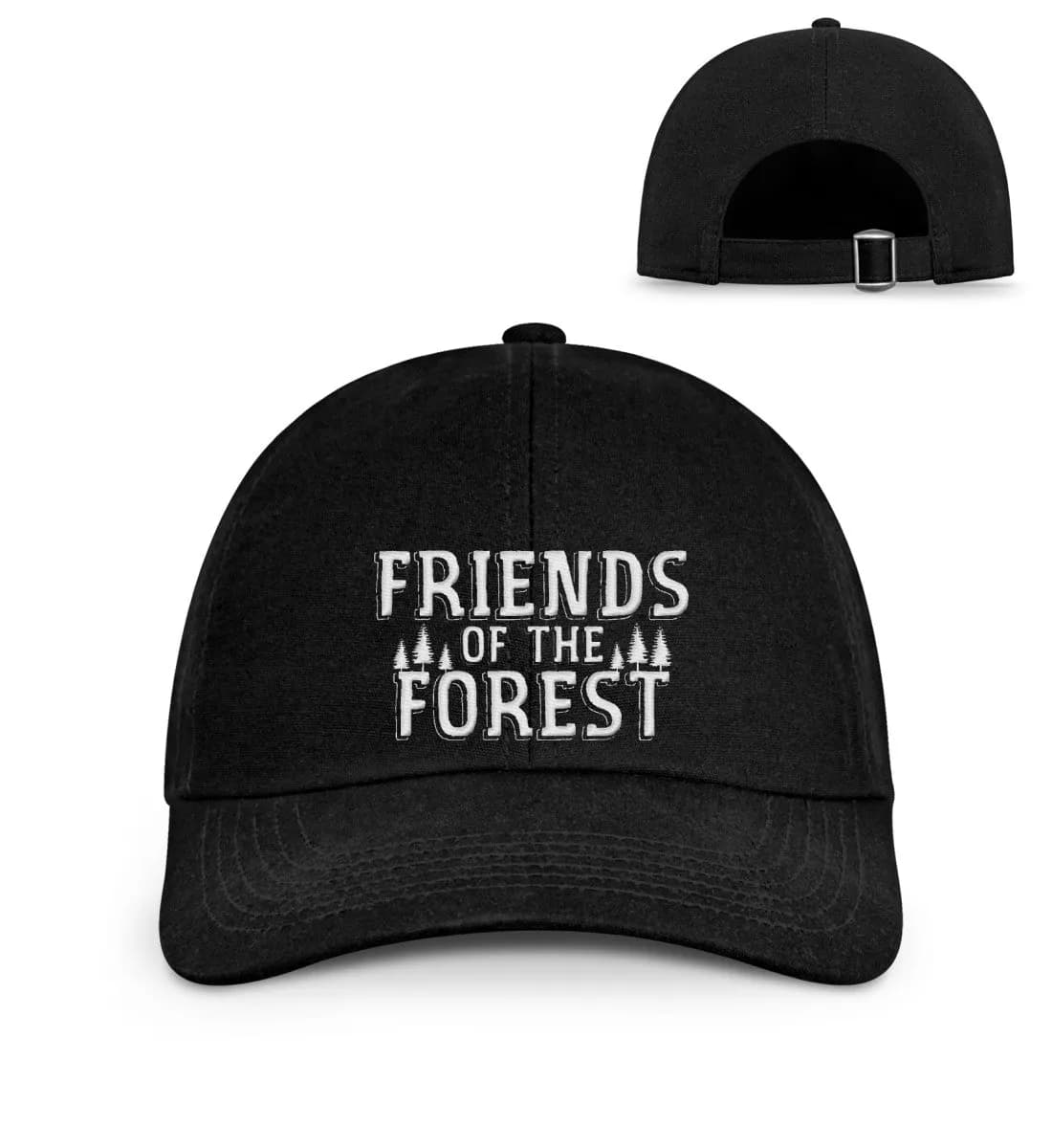Friends of the forest - Organic Baseball Cap mit Stick