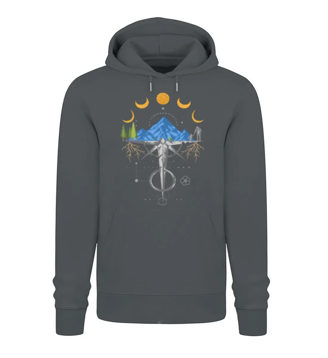 Harmonie der Berge - Unisex Premium Bio Hoodie