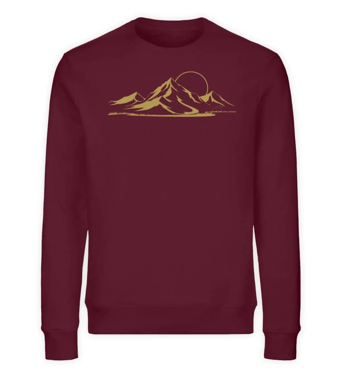 Berglandschaft gold - Unisex Bio Sweatshirt