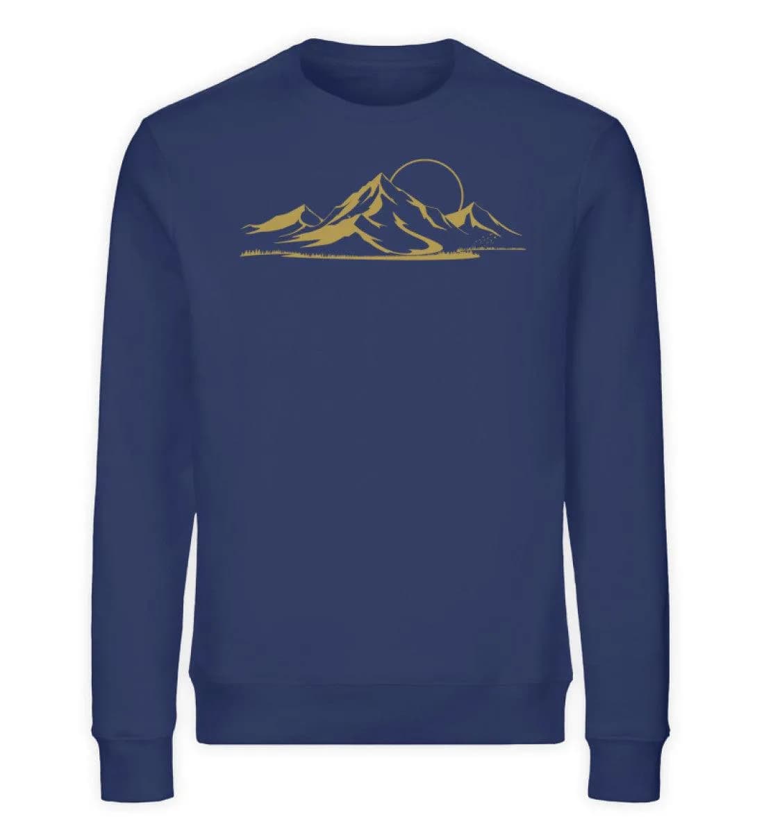 Berglandschaft gold - Unisex Bio Sweatshirt
