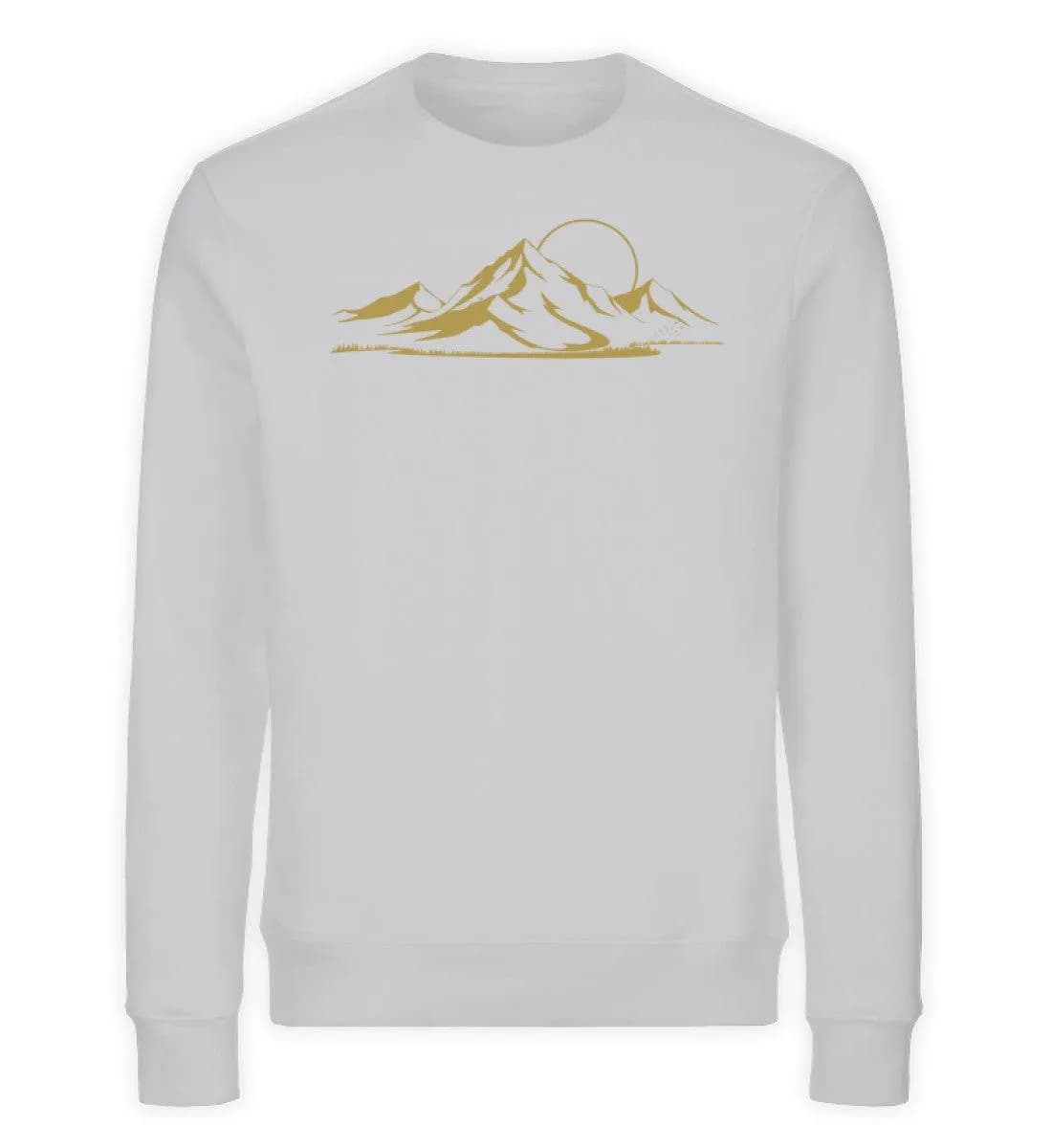 Berglandschaft gold - Unisex Bio Sweatshirt