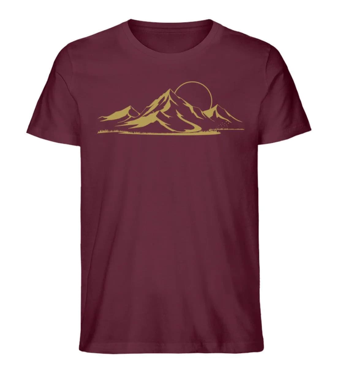 Berglandschaft gold - Herren Premium Bio Shirt
