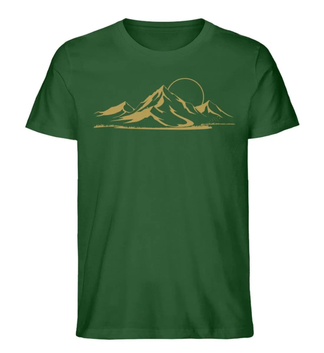 Berglandschaft gold - Herren Premium Bio Shirt