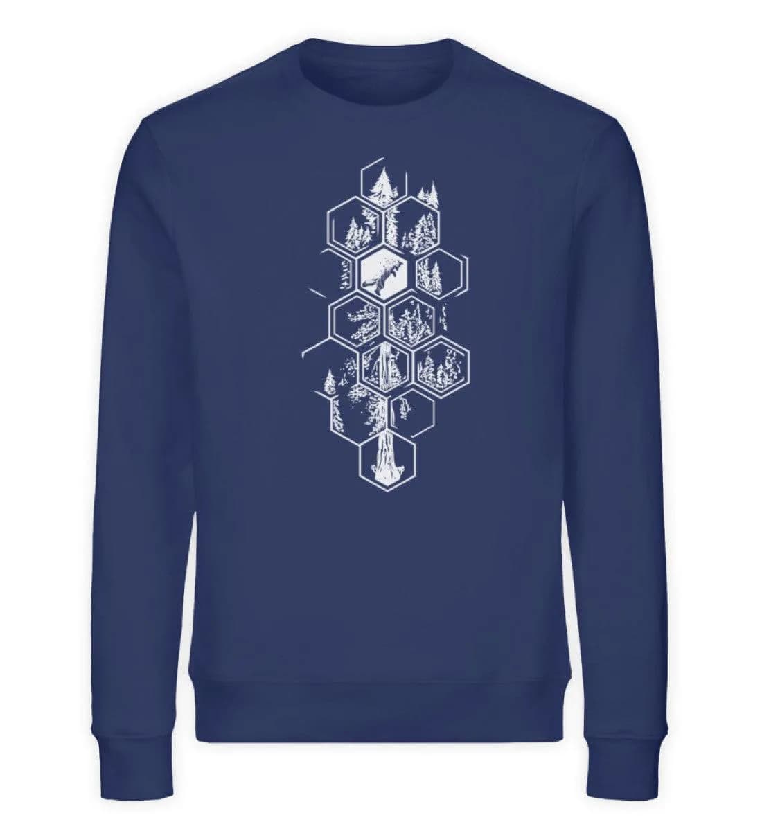 Hexagon Wald - Unisex Bio Sweatshirt