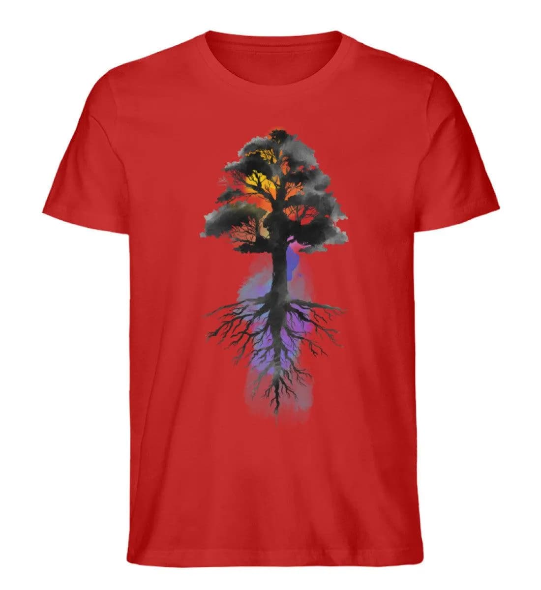 Watercolor Tree - Herren Premium Bio Shirt