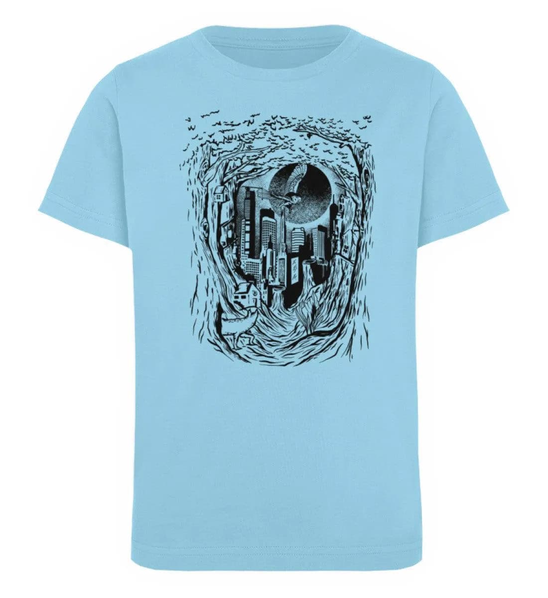 Stadt im Wald - Kinder Bio T-Shirt