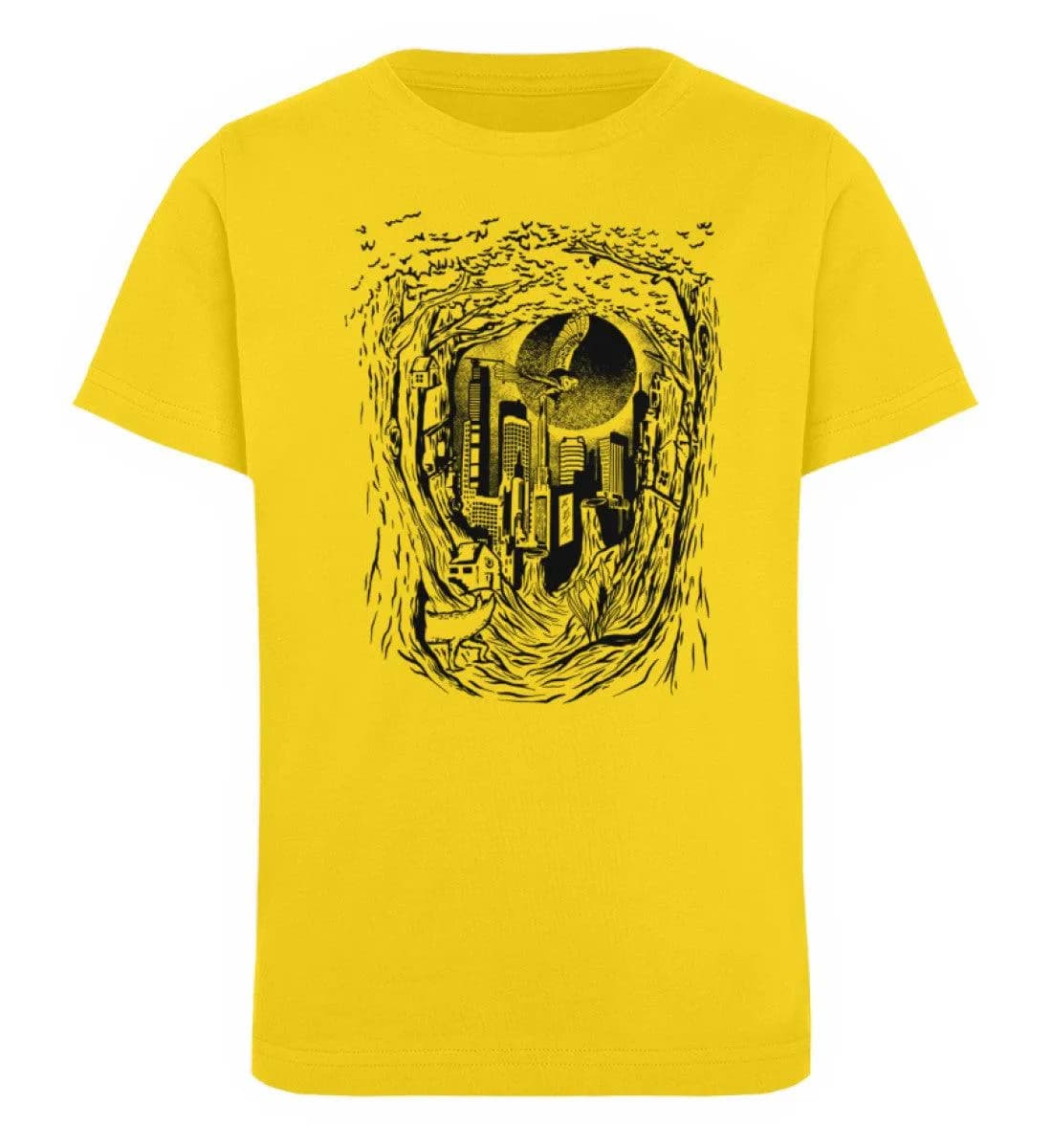 Stadt im Wald - Kinder Bio T-Shirt