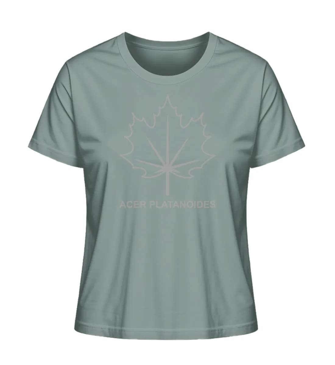 Spitzahornblatt Linien - Damen Premium Bio Shirt