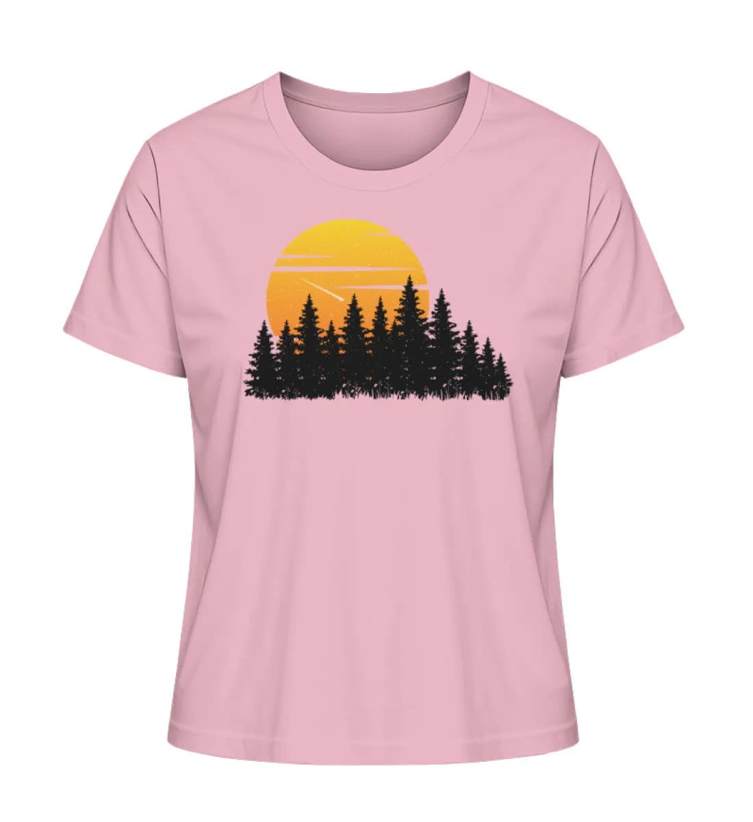 Wald mit Sternschnuppe - Damen Premium Bio Shirt