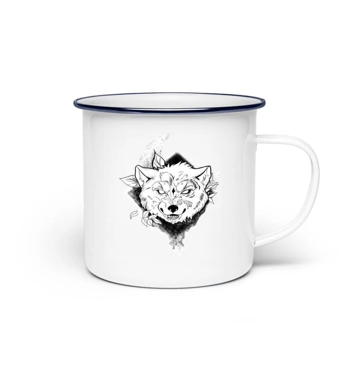 Bad wolf - Emaille Tasse