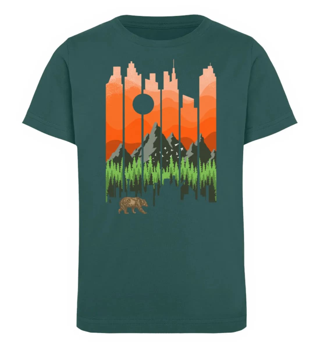 Nature Landscape Sunset - Kinder Bio T-Shirt