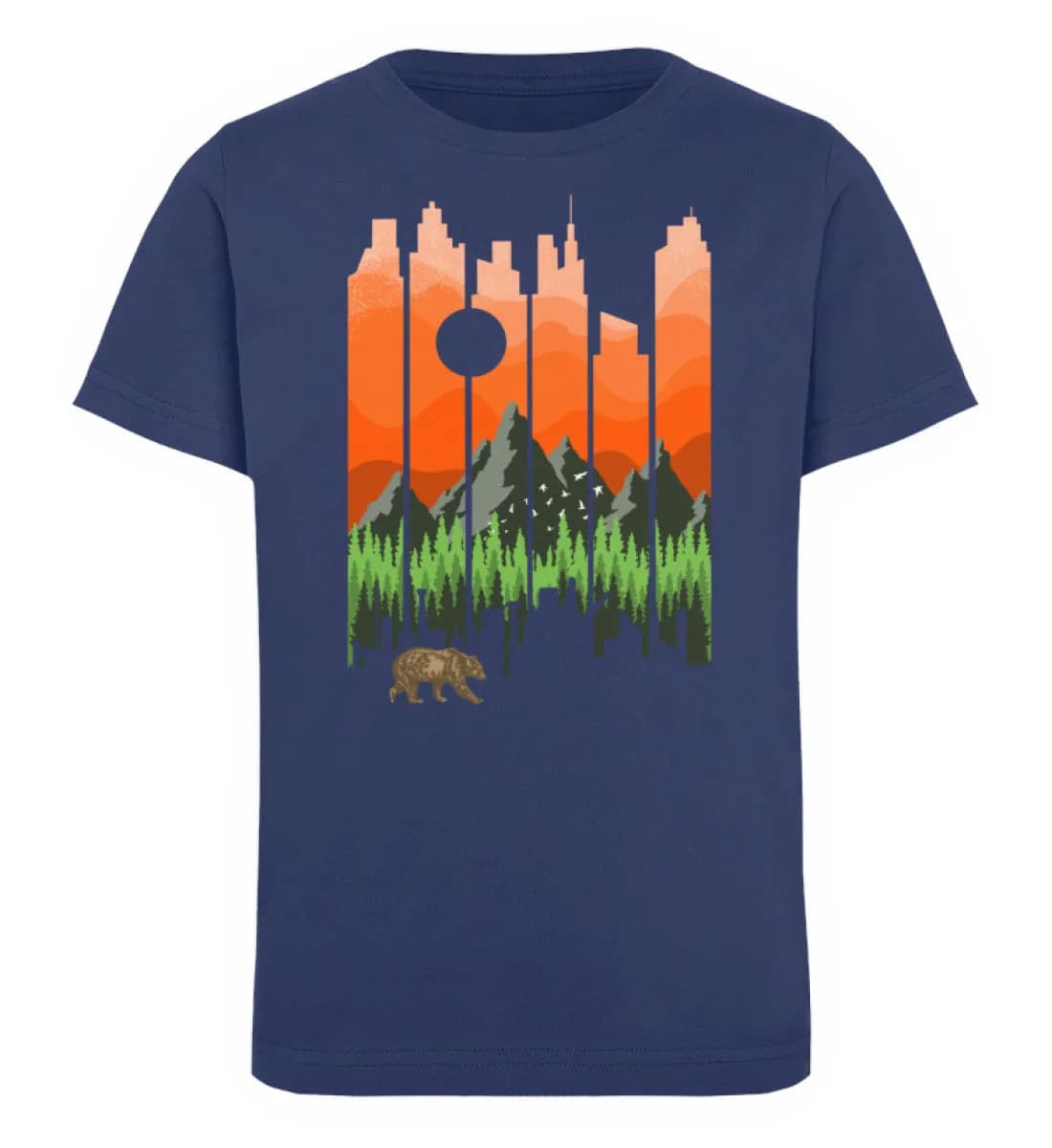 Nature Landscape Sunset - Kinder Bio T-Shirt