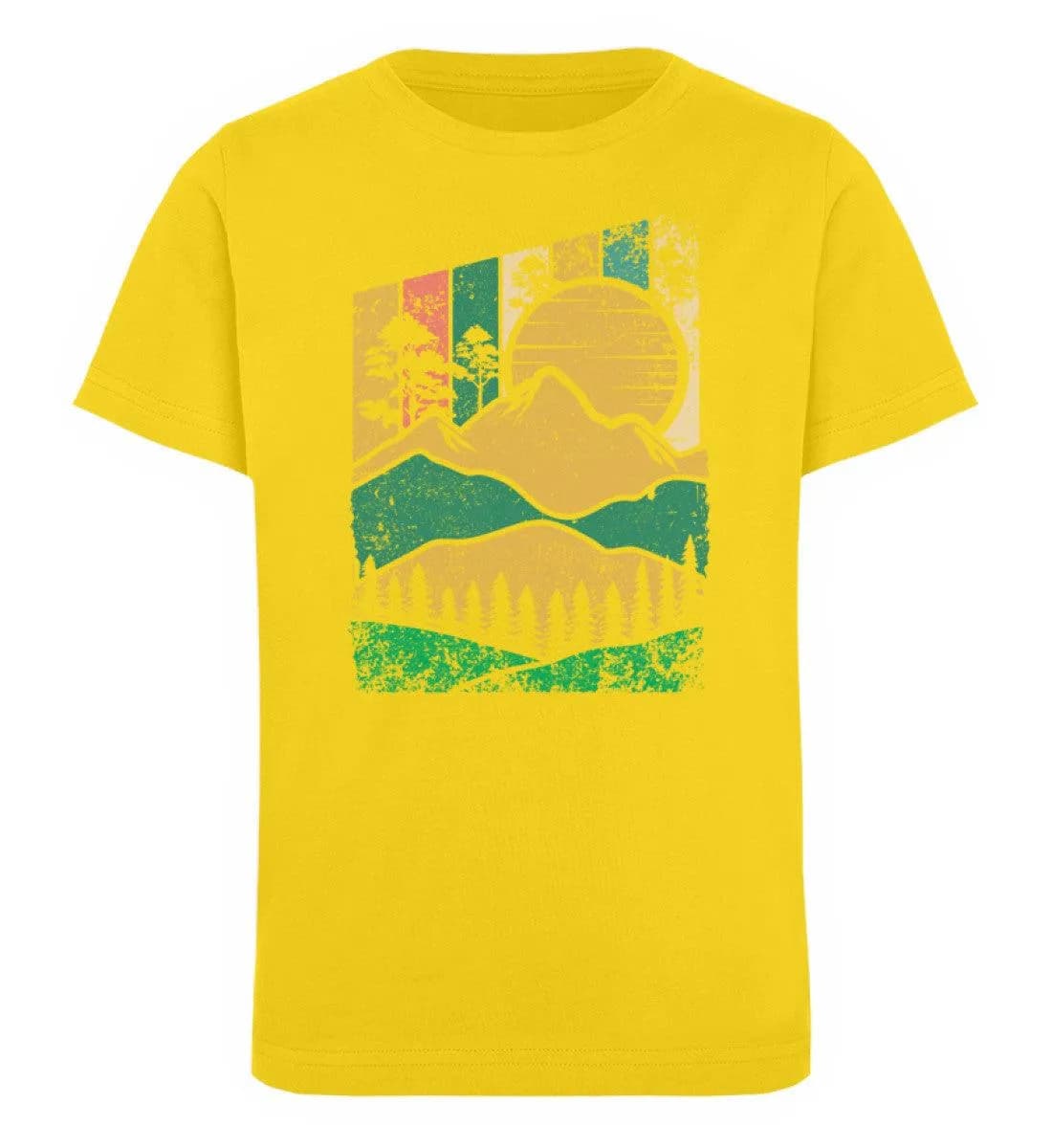 Berg Wald Sonne - Kinder Bio T-Shirt