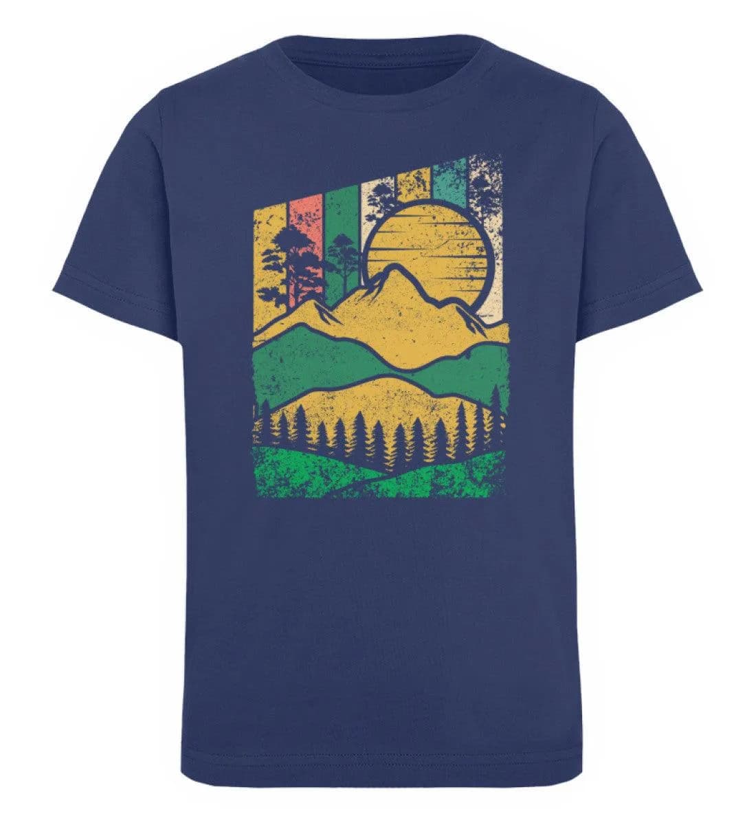 Berg Wald Sonne - Kinder Bio T-Shirt