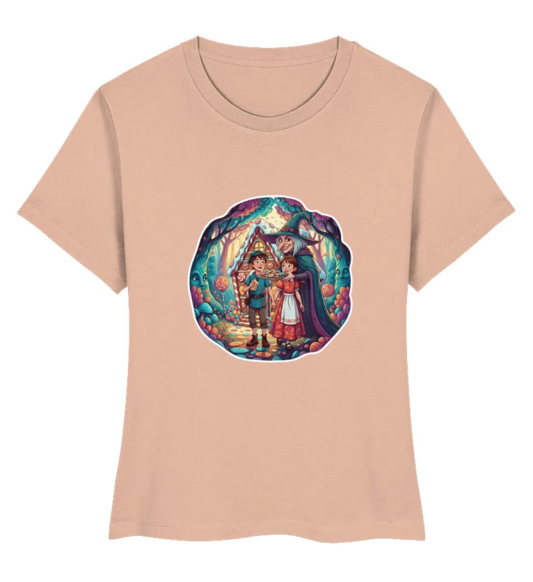 Hexe lockt Hänsel und Gretel - Damen Premium Bio Shirt