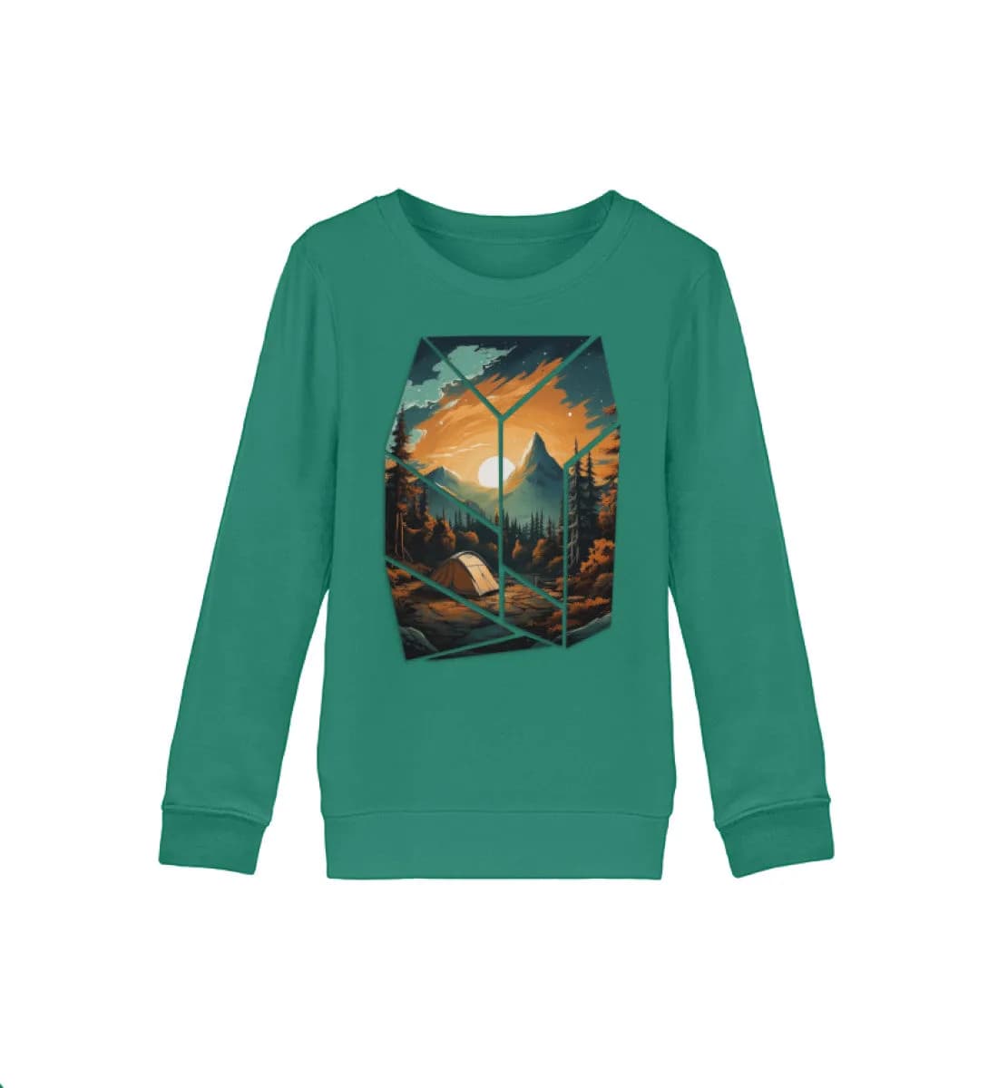 Camping in nature - Kinder Bio Sweatshirt