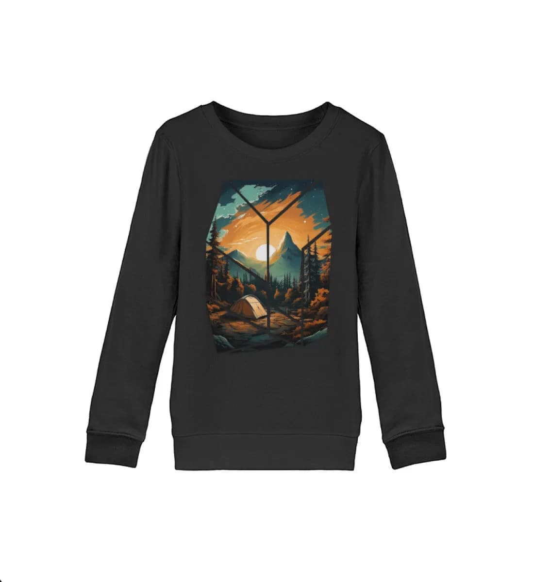 Camping in nature - Kinder Bio Sweatshirt