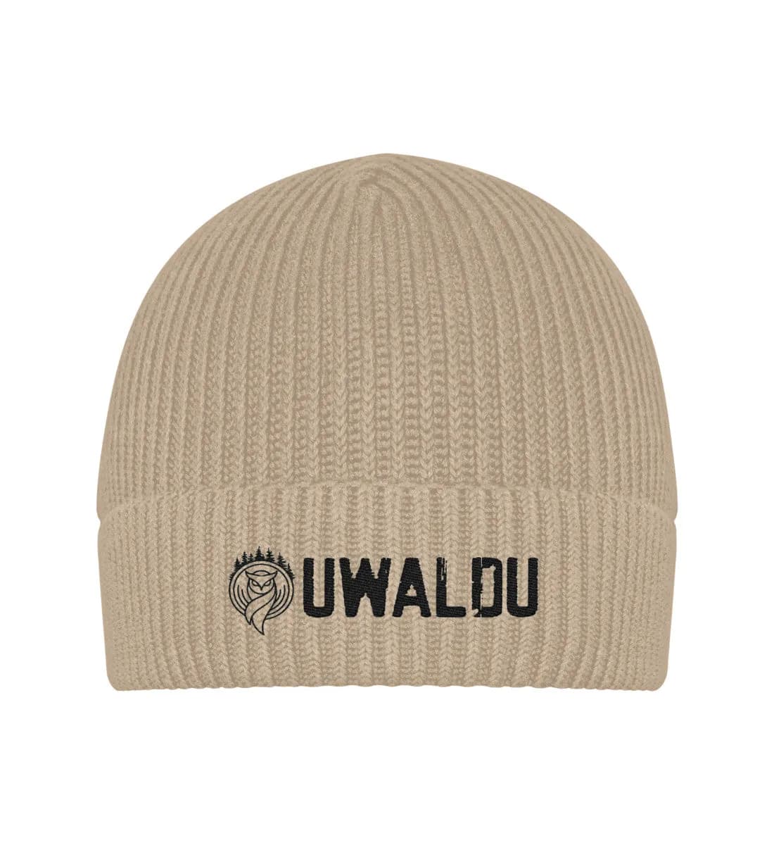 Uwaldu Logo - Beanie mit Stick