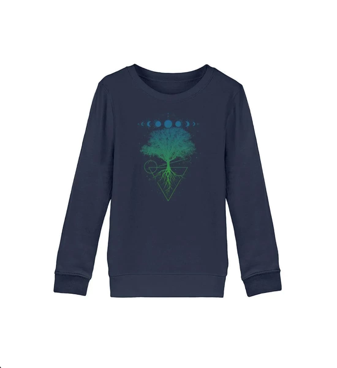 Baum Mondphasen - Kinder Bio Sweatshirt