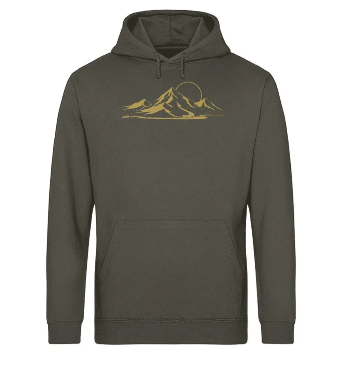 Berglandschaft gold - Unisex Basic Bio Hoodie