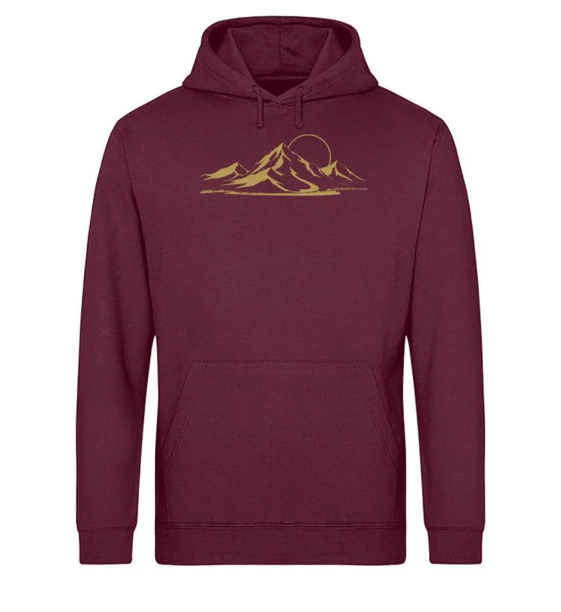 Berglandschaft gold - Unisex Basic Bio Hoodie