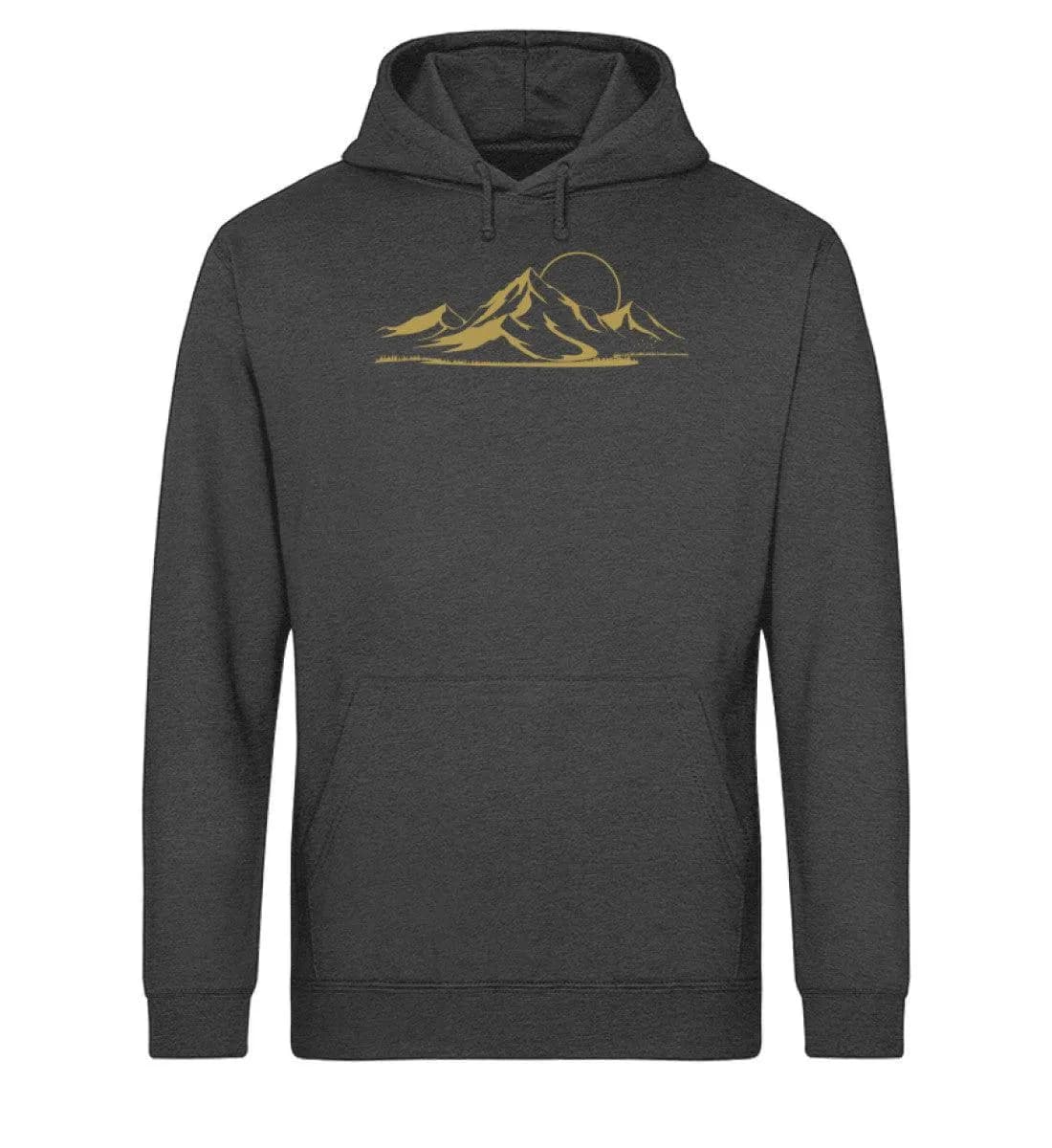Berglandschaft gold - Unisex Basic Bio Hoodie
