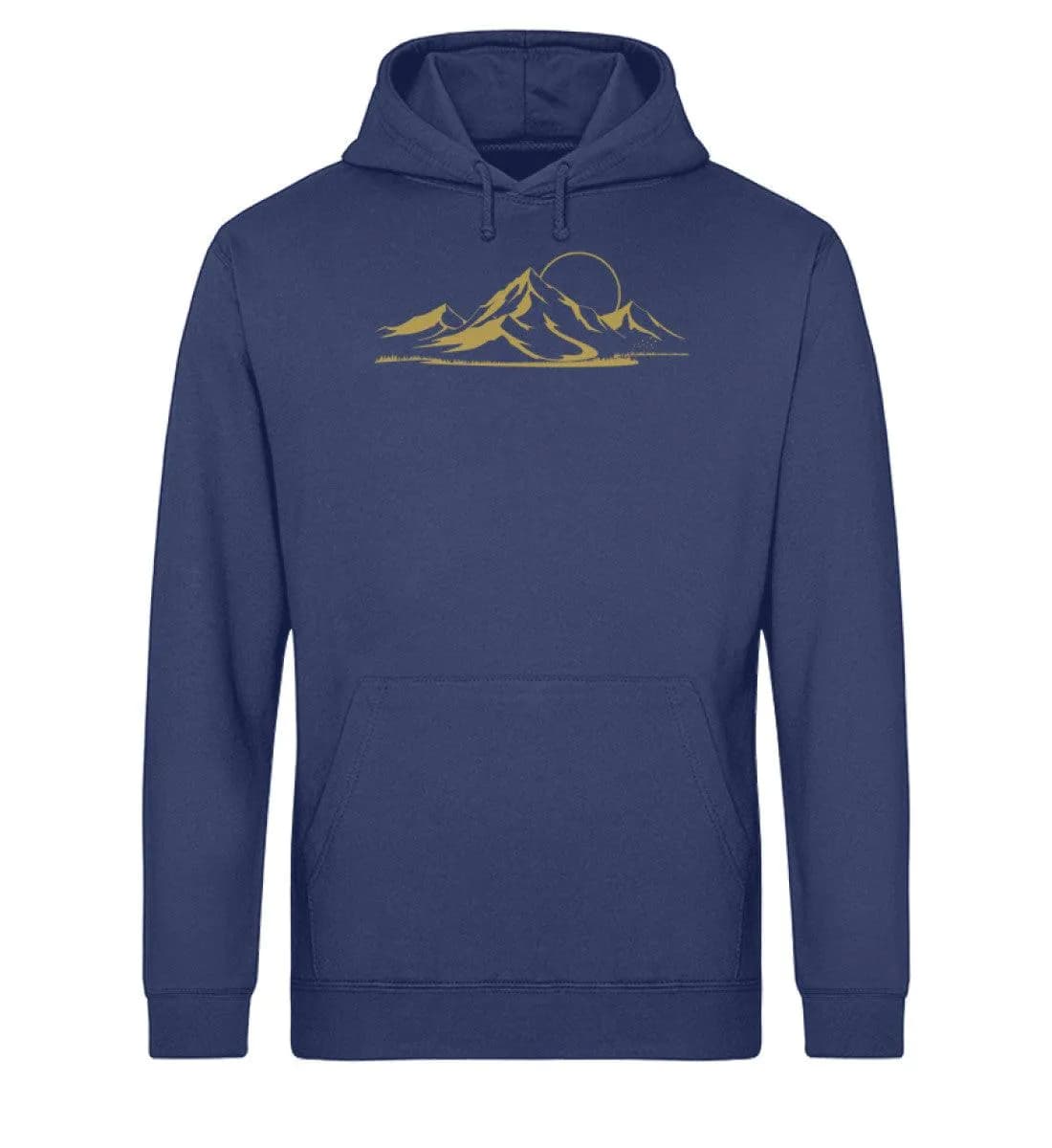 Berglandschaft gold - Unisex Basic Bio Hoodie