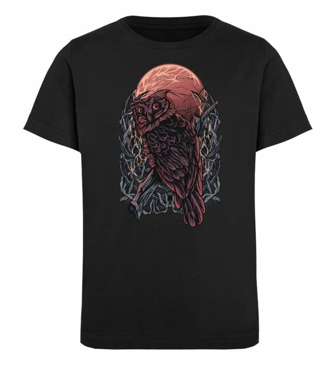 Eule Blutmond - Kinder Bio T-Shirt