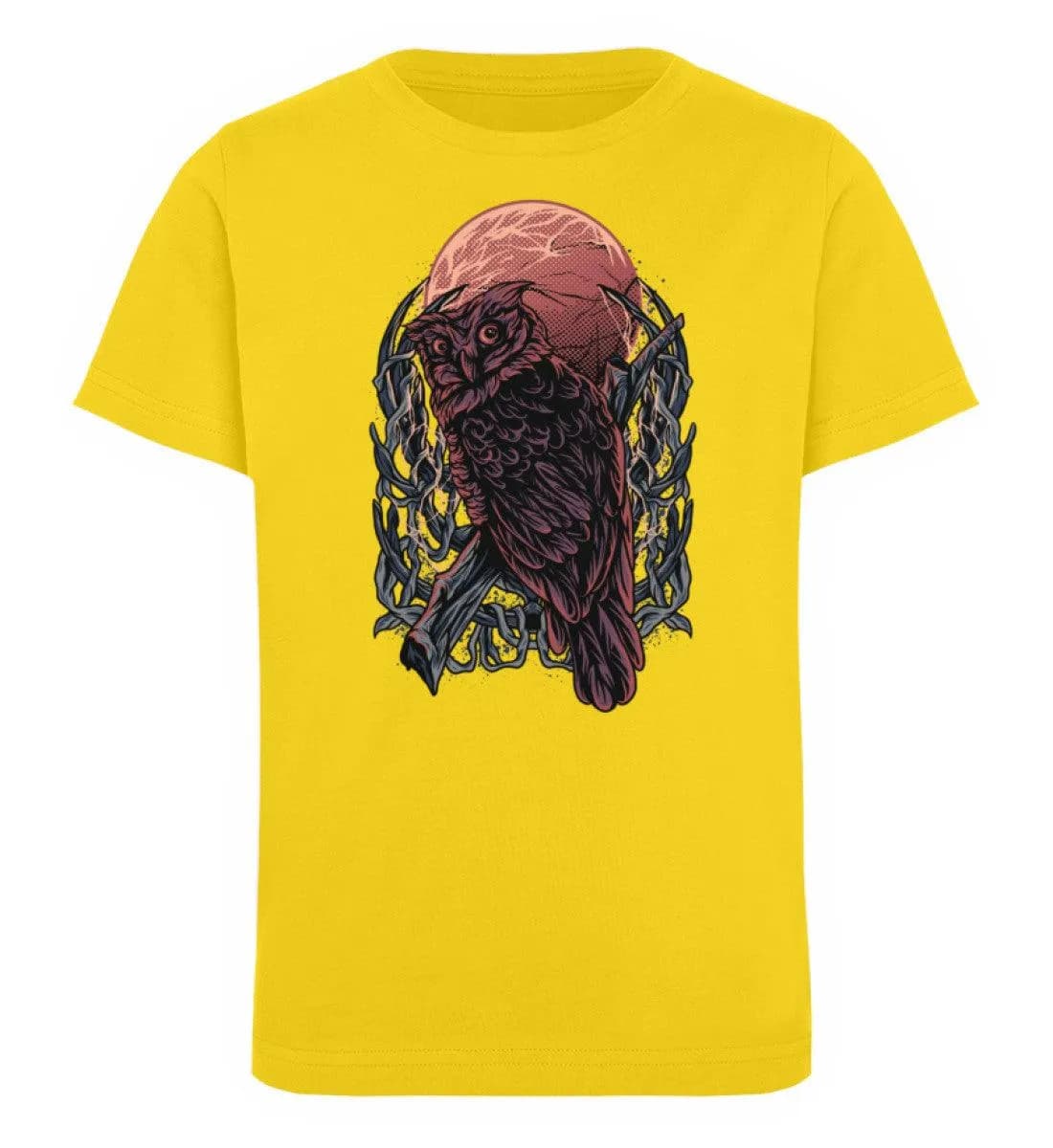 Eule Blutmond - Kinder Bio T-Shirt