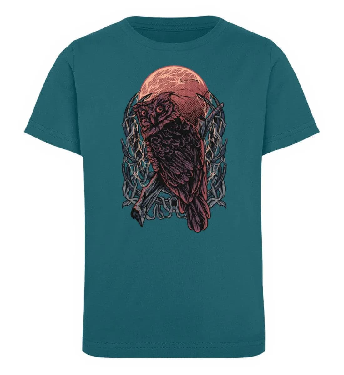 Eule Blutmond - Kinder Bio T-Shirt