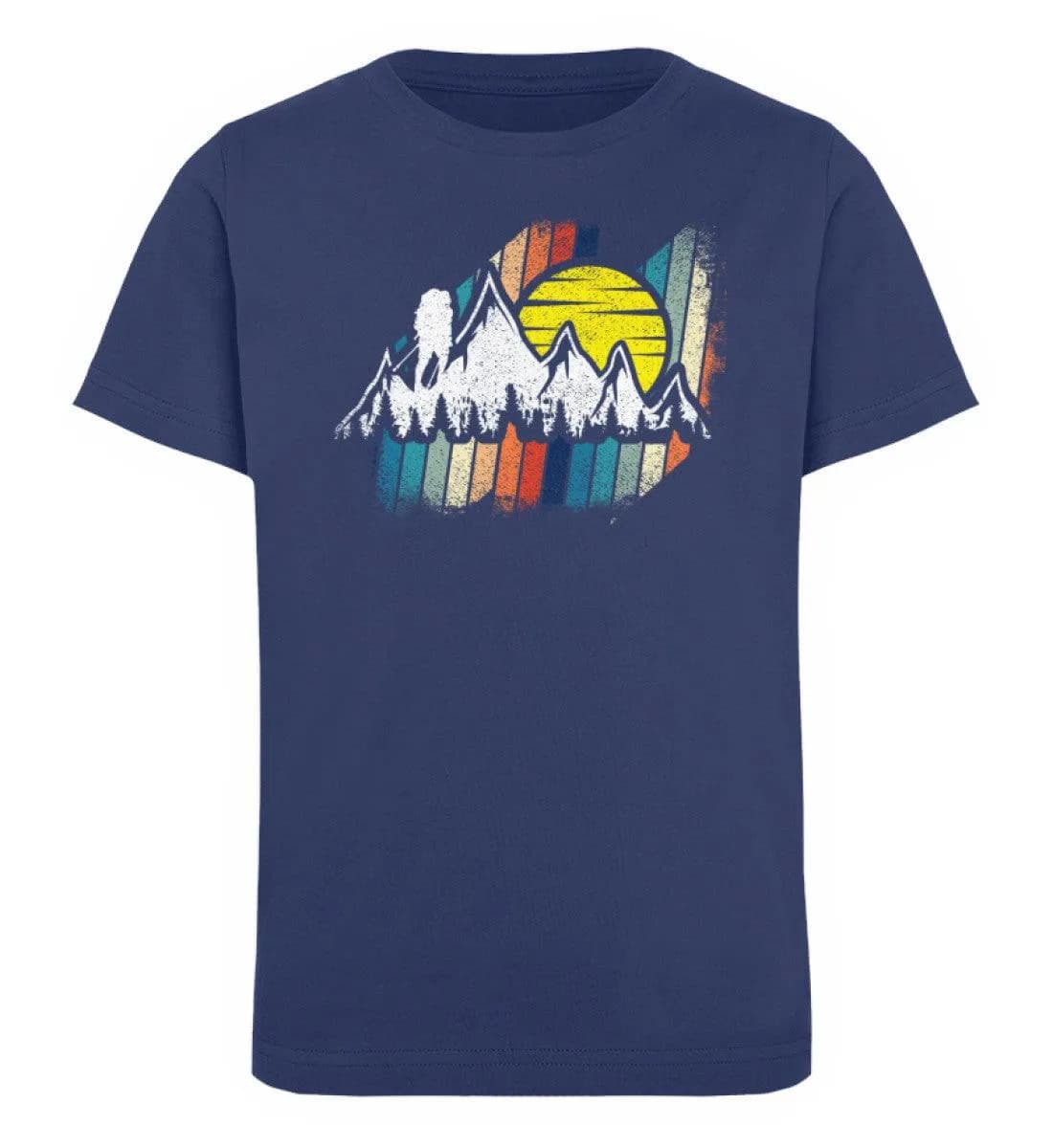 Berge mit Sonne - Kinder Bio T-Shirt