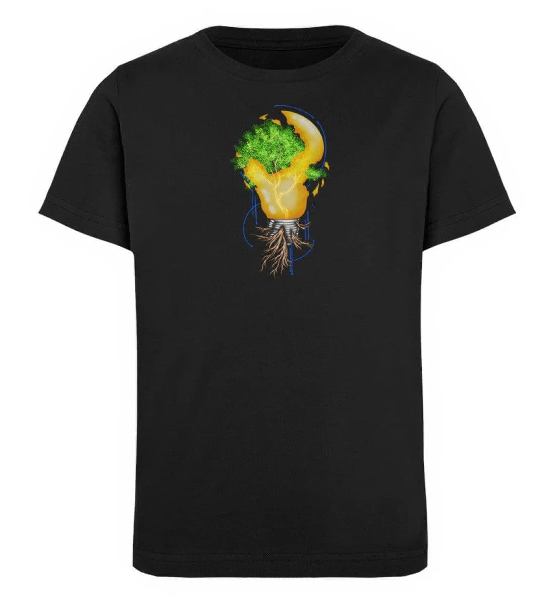 Tree in broken lightbulb - Kinder Bio T-Shirt