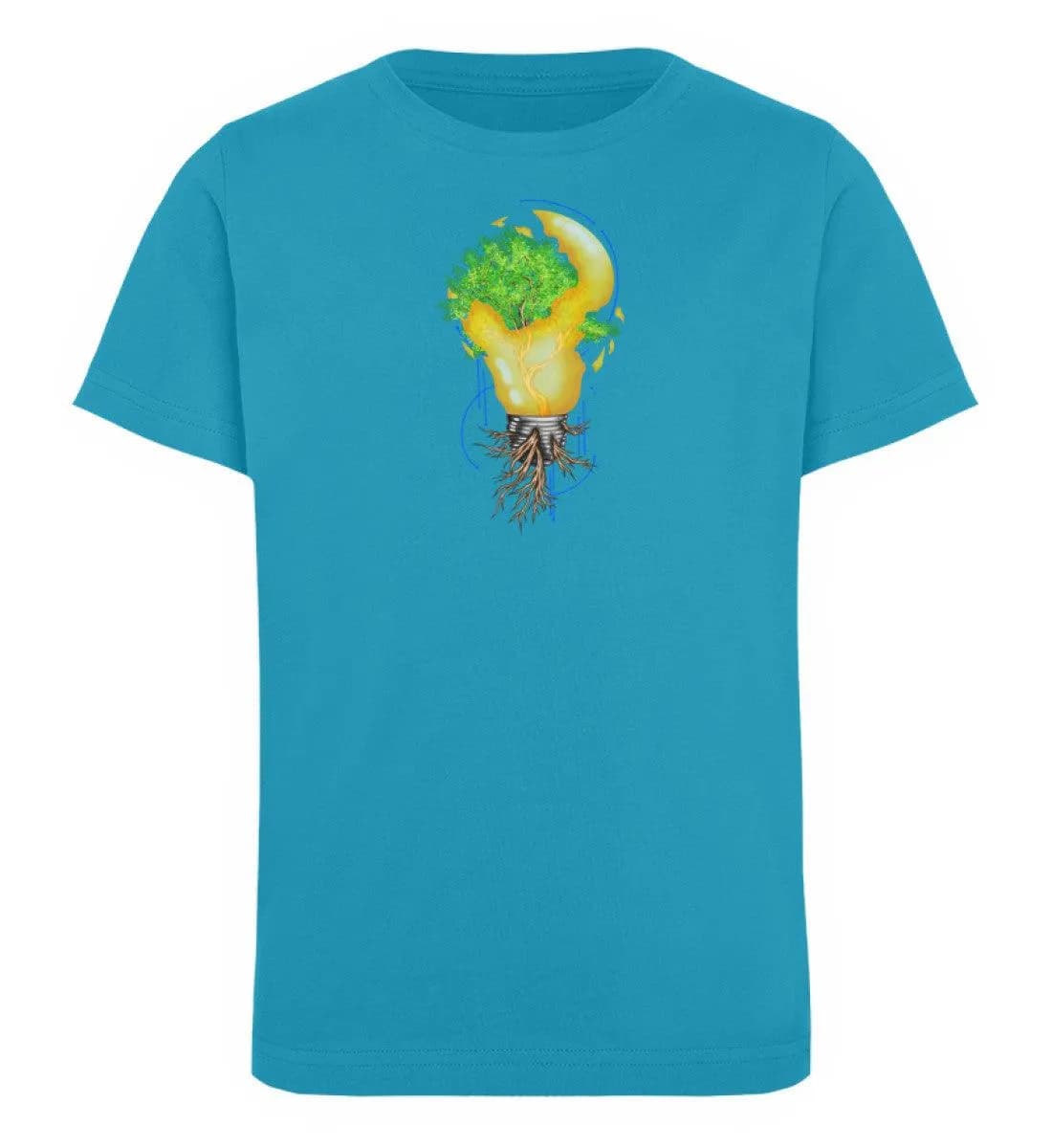 Tree in broken lightbulb - Kinder Bio T-Shirt