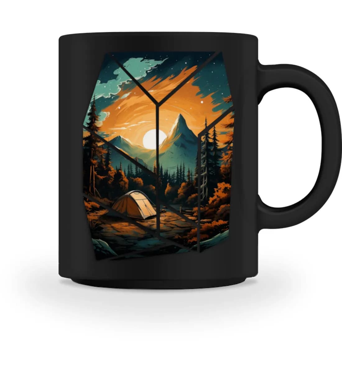 Camping in nature - Tasse