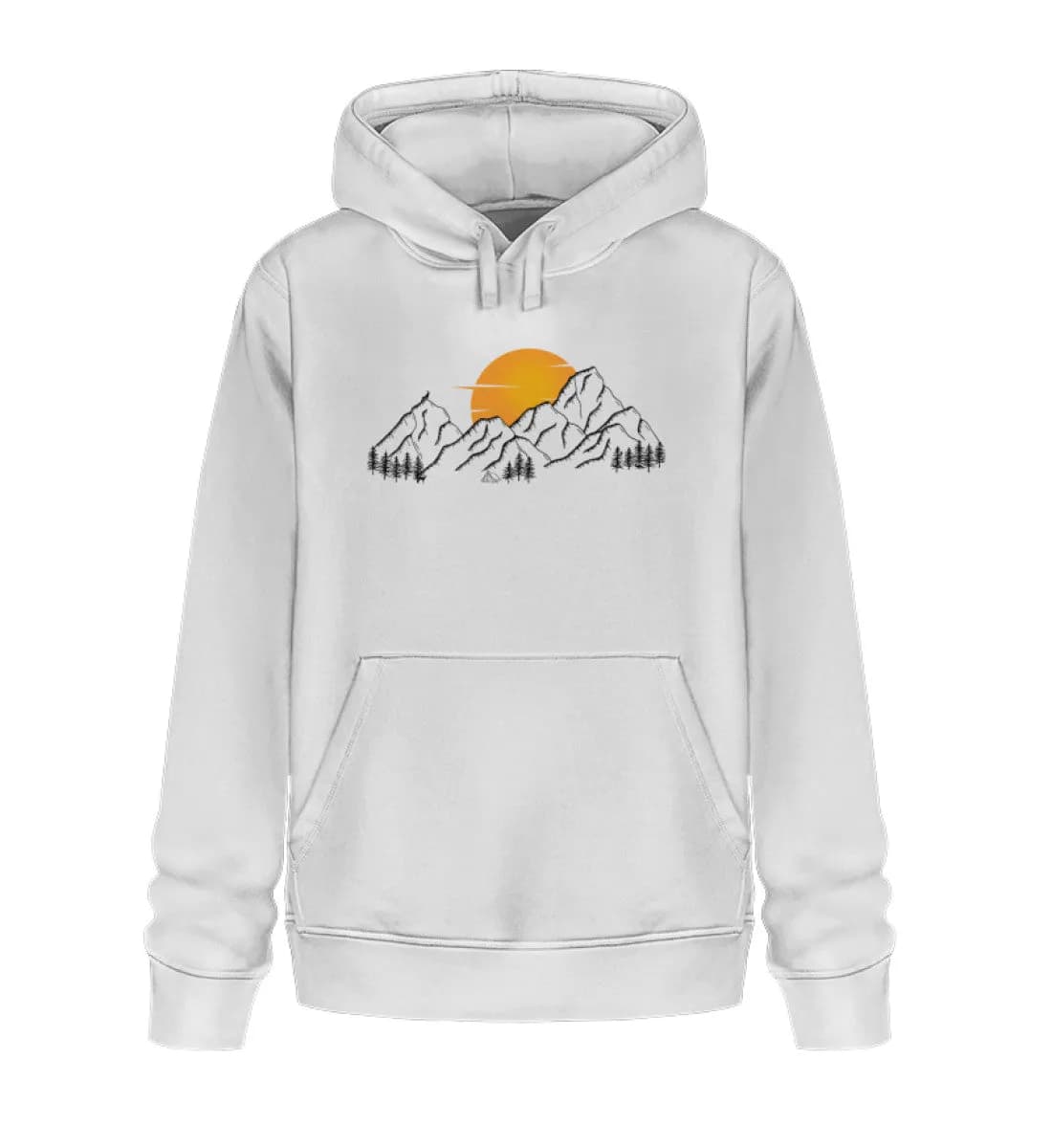 Sonnenuntergang Berge - Unisex Basic Bio Hoodie