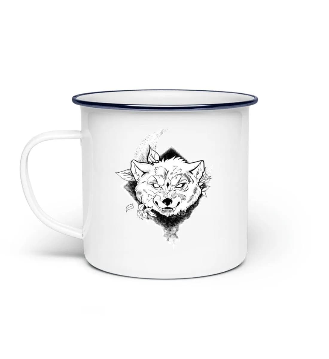 Bad wolf - Emaille Tasse