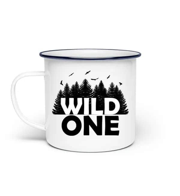 Wild one - Emaille Tasse
