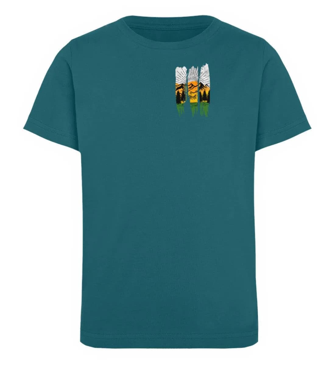 Lovely Nature Brush Brust - Kinder Bio T-Shirt