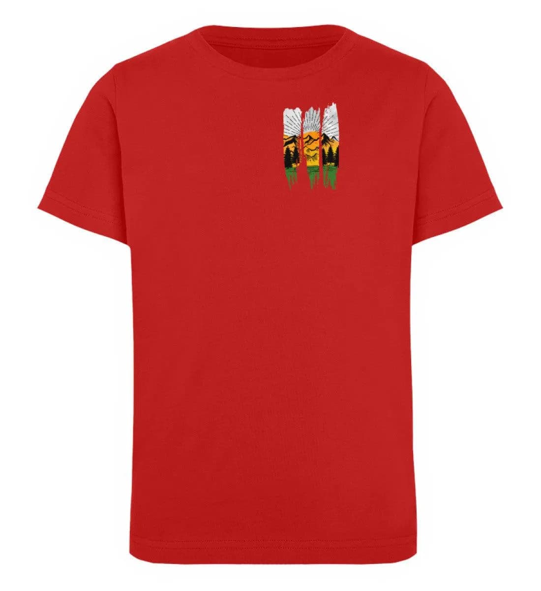 Lovely Nature Brush Brust - Kinder Bio T-Shirt